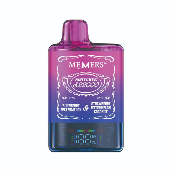 Blaubeere Wassermelone - Erdbeere Wassermelone Kokosnuss - Memers - Switcher S22K - 20.000 Vapes