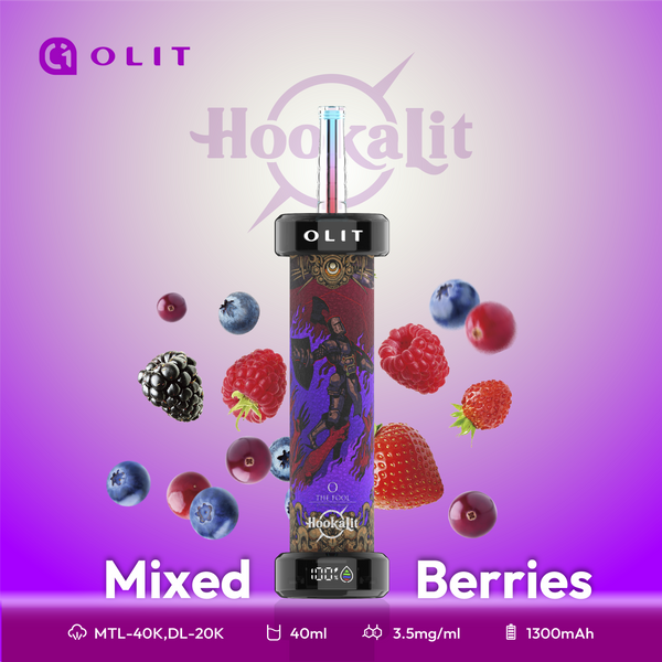 Blandade Bär - Olit 40K Vattenpipa - 40K Vapes