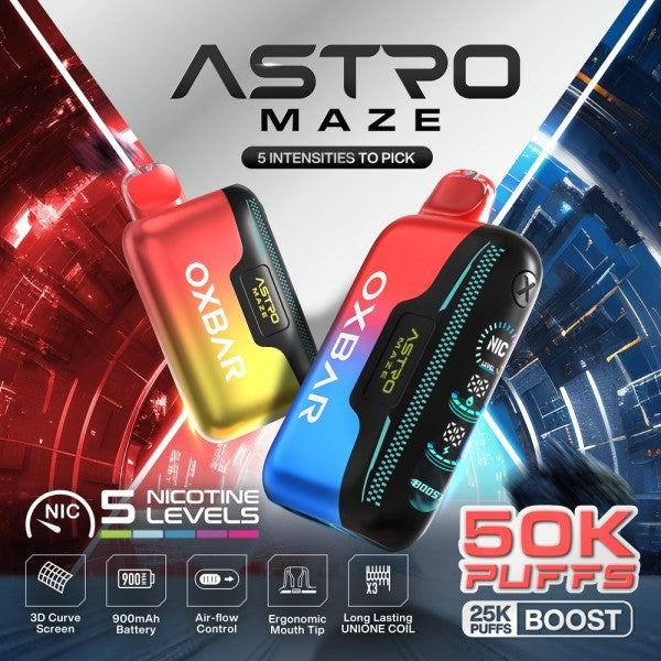 OXBAR Astro Maze 50K - Best Sellers