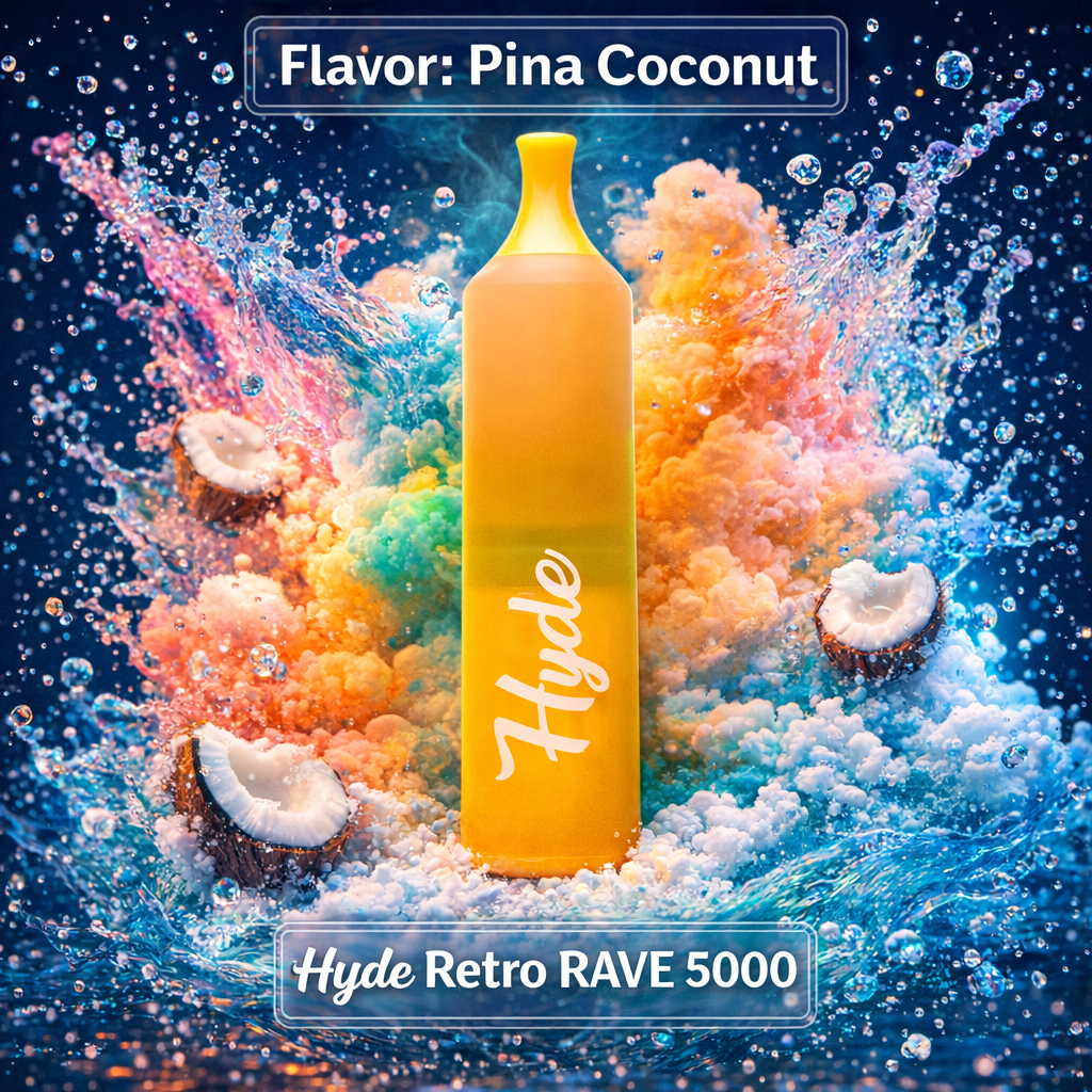 hyde retro vape Hyde Retro RAVE 5000 Vape