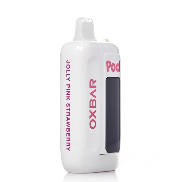 Jolly Pink Strawberry - Pod Juice X Oxbar Nic Switch - 0% — 5% Nic - 10mg nikotīna-vienreizējās vapes