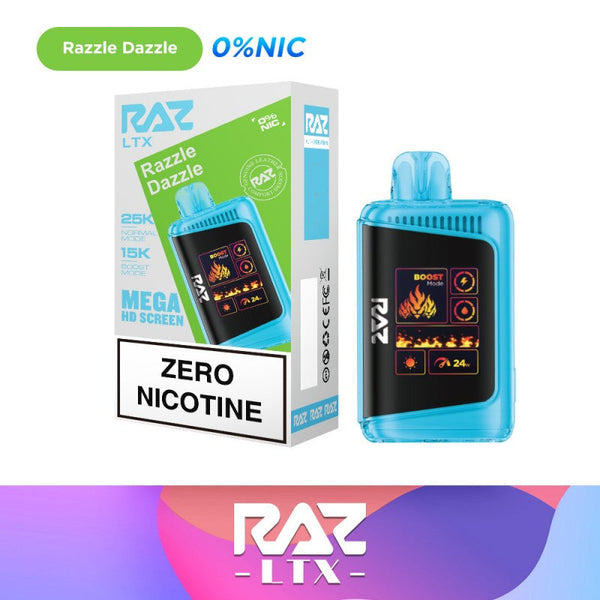 RAZ LTX 25K 0% Nicotine Free - 25K Vape
