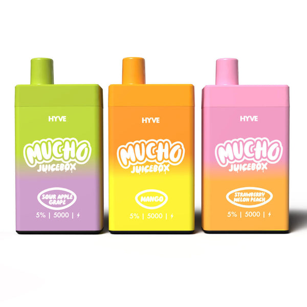 Hyve X Mucho JuiceBox 5000 - 5K Vaporizadores