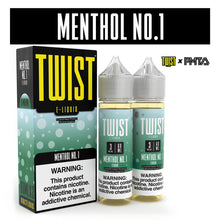 Attēla ielāde galerijas skatītājā, TWIST Menthol & Tobacco Premium E-Liquid 60ml 2pk