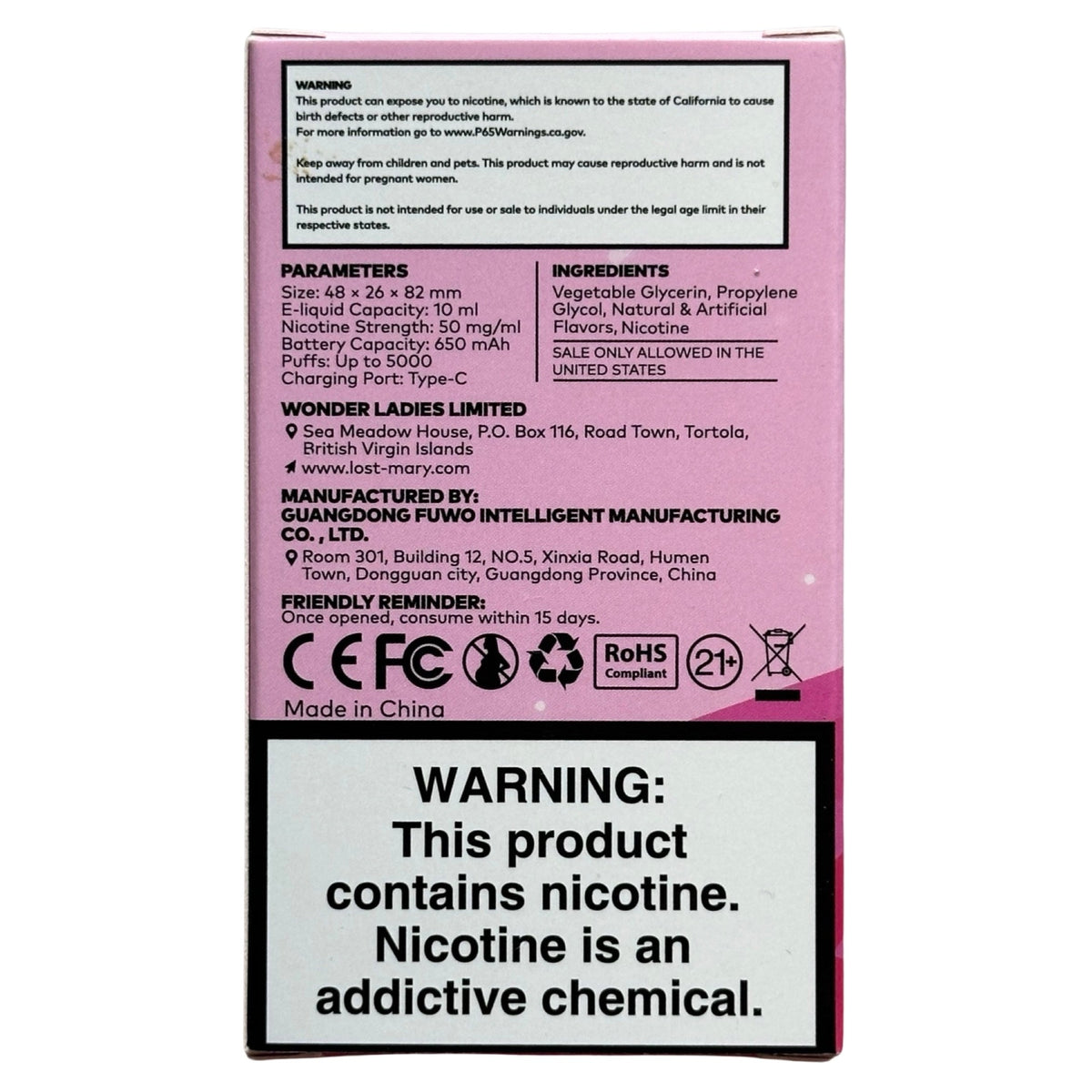 Sakura Berry Peach Ice | Vaping Device Lost Mary OS5000 Sakura Berry Peach Ice | Vaping Device Lost Mary OS5000