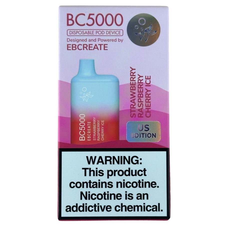Strawberry Raspberry Cherry Ice | E-Cigarette – EBCreate