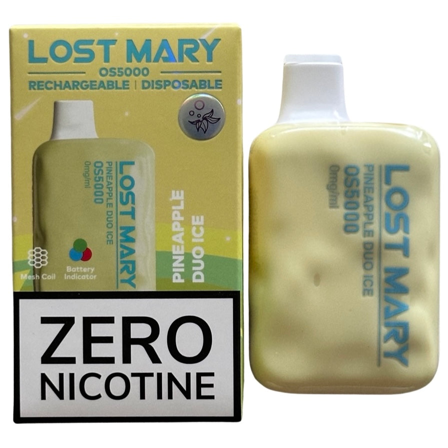 Disposable Vapes - Os5000 Lost Mary OS5000 Puffs Juicy Peach / Peach Ice -  Hi-Life Smoke Shop Australia Miami Mint