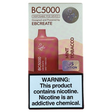 Cargue la imagen en el visor de la Galería, Mint Tobacco - BC5000 - EBCreate