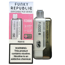 Cargue la imagen en el visor de la Galería, Funky Republic Fi3000 Hielo de melocotón