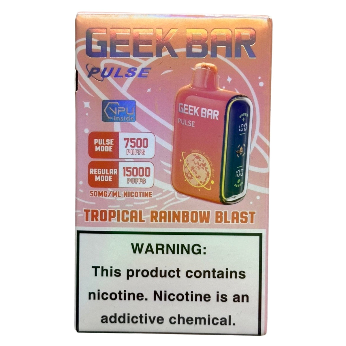 Tropical Rainbow Blast | Vaping Device Geek Bar Pulse 15000 Tropical Rainbow Blast | Vaping Device Geek Bar Pulse 15000