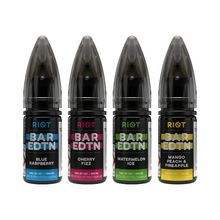 Load image into Gallery viewer, 20mg Riot E-liquid BAR EDTN 10ml Nicotine Salt Flavours (50VG/50PG)