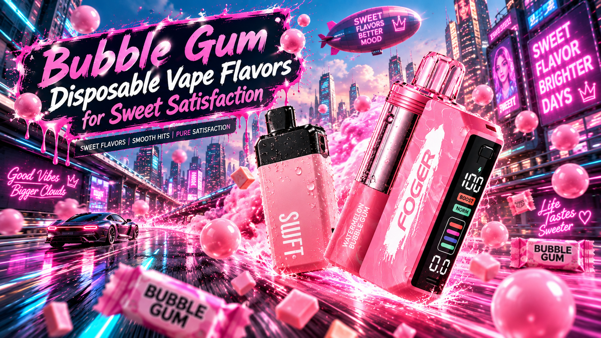 Discover the Best Bubble Gum Disposable Vape Flavors for Sweet Satisfaction