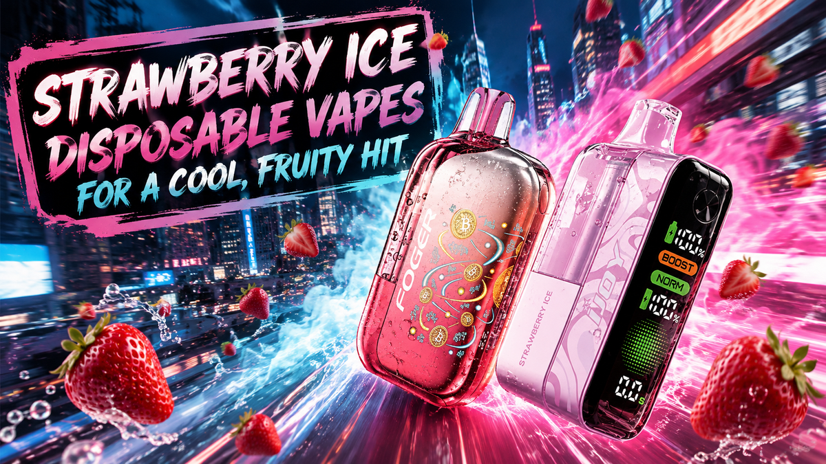 Top 5 Strawberry Ice Disposable Vapes for a Cool, Fruity Hit