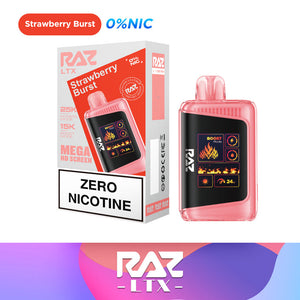 Strawberry Burst - RAZ LTX 25000 Zero Nicotine Vape Device Strawberry Burst - RAZ LTX 25000 Zero Nicotine Vape Device