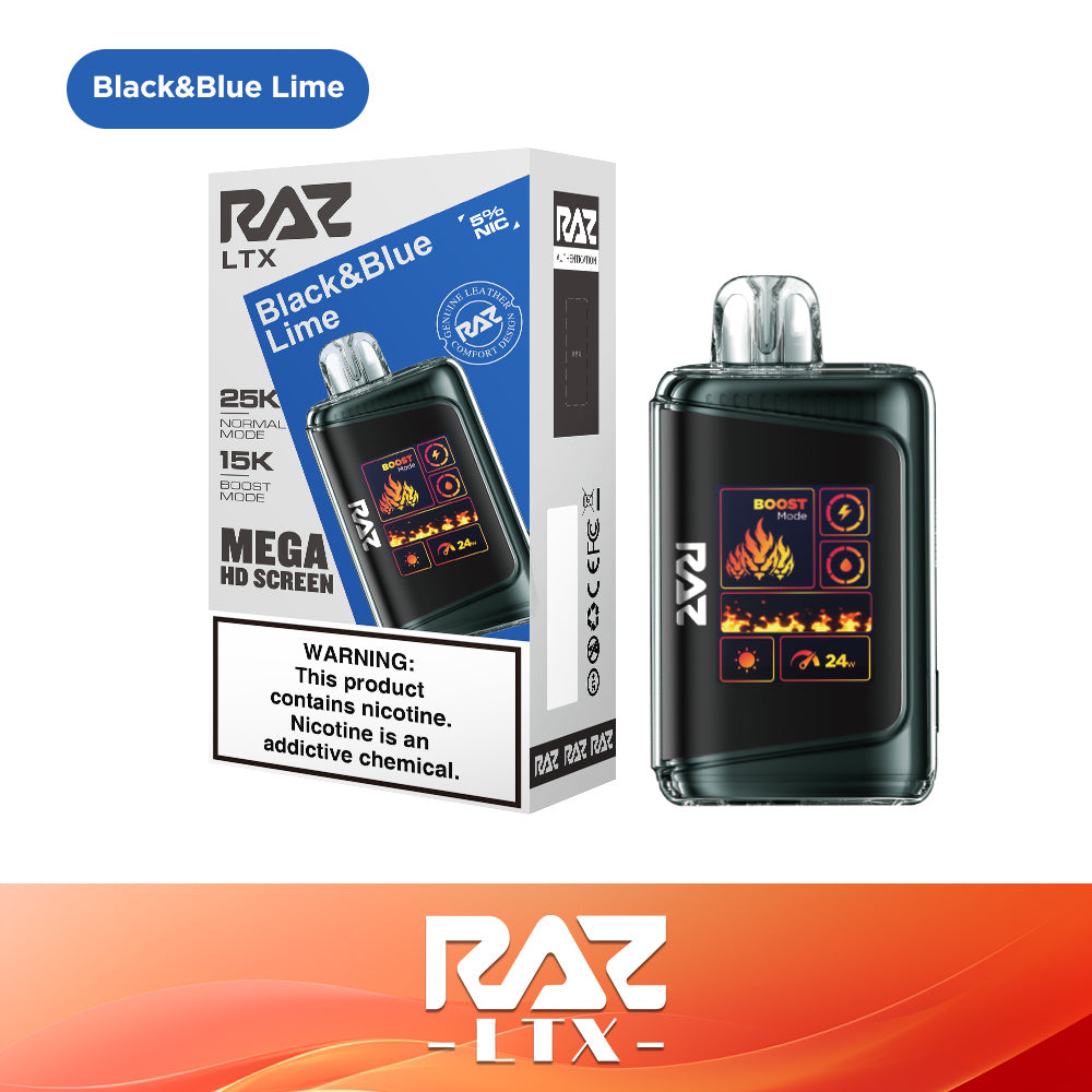 Zwart en Blauw Lime - RAZ LTX 25K
