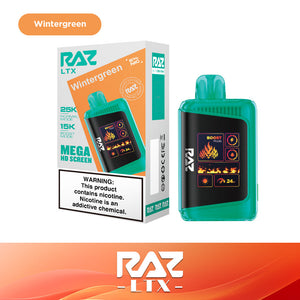 Wintergreen Raz Dc25000 BULK 'N' SAVE - RAZ By GEEKVAPE Raz Disposable Vape Wintergreen Raz Dc25000 BULK 'N' SAVE - RAZ By GEEKVAPE Raz Disposable Vape