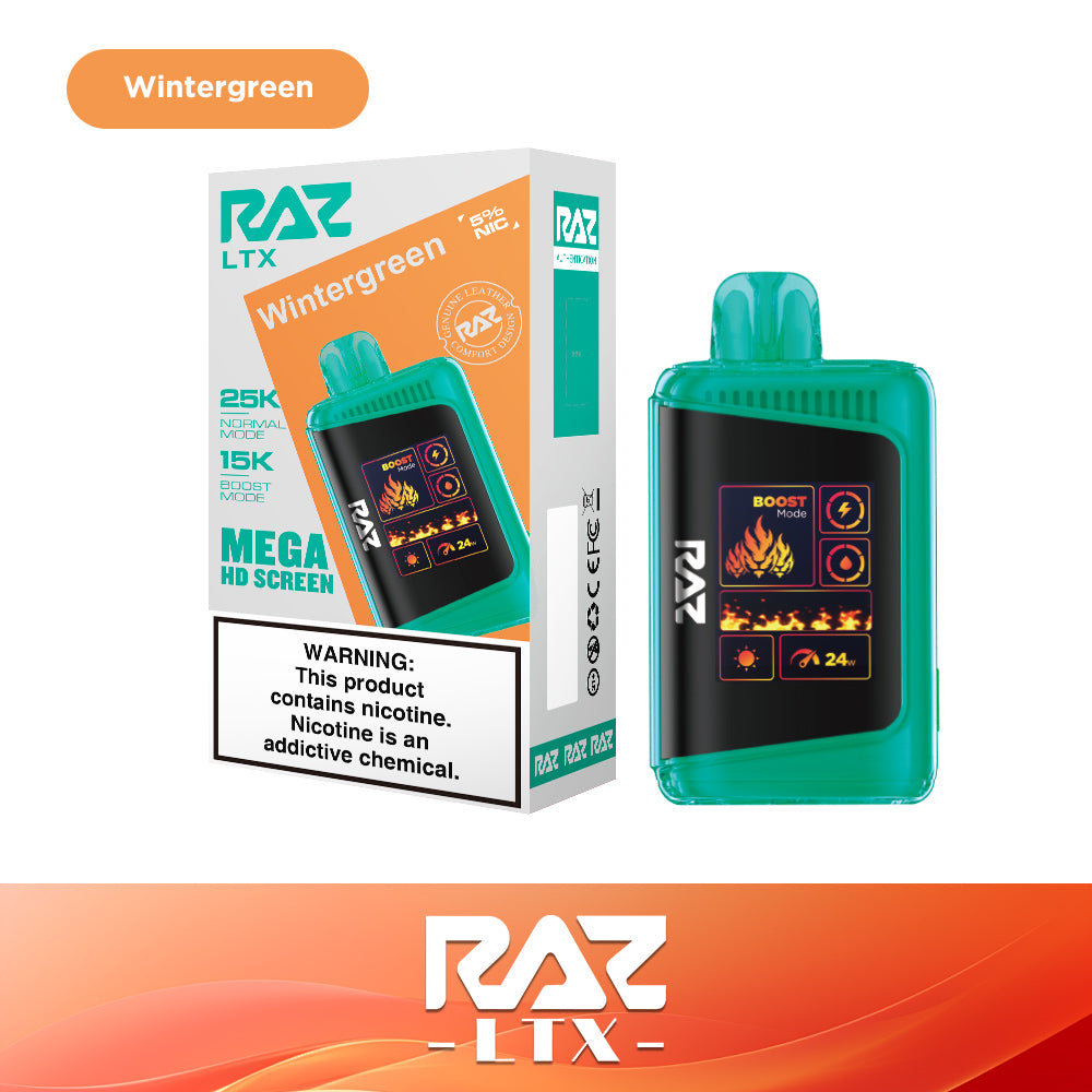 Wintergreen - RAZ LTX 25K Disposable Vape Experience Wintergreen - RAZ LTX 25K Disposable Vape Experience