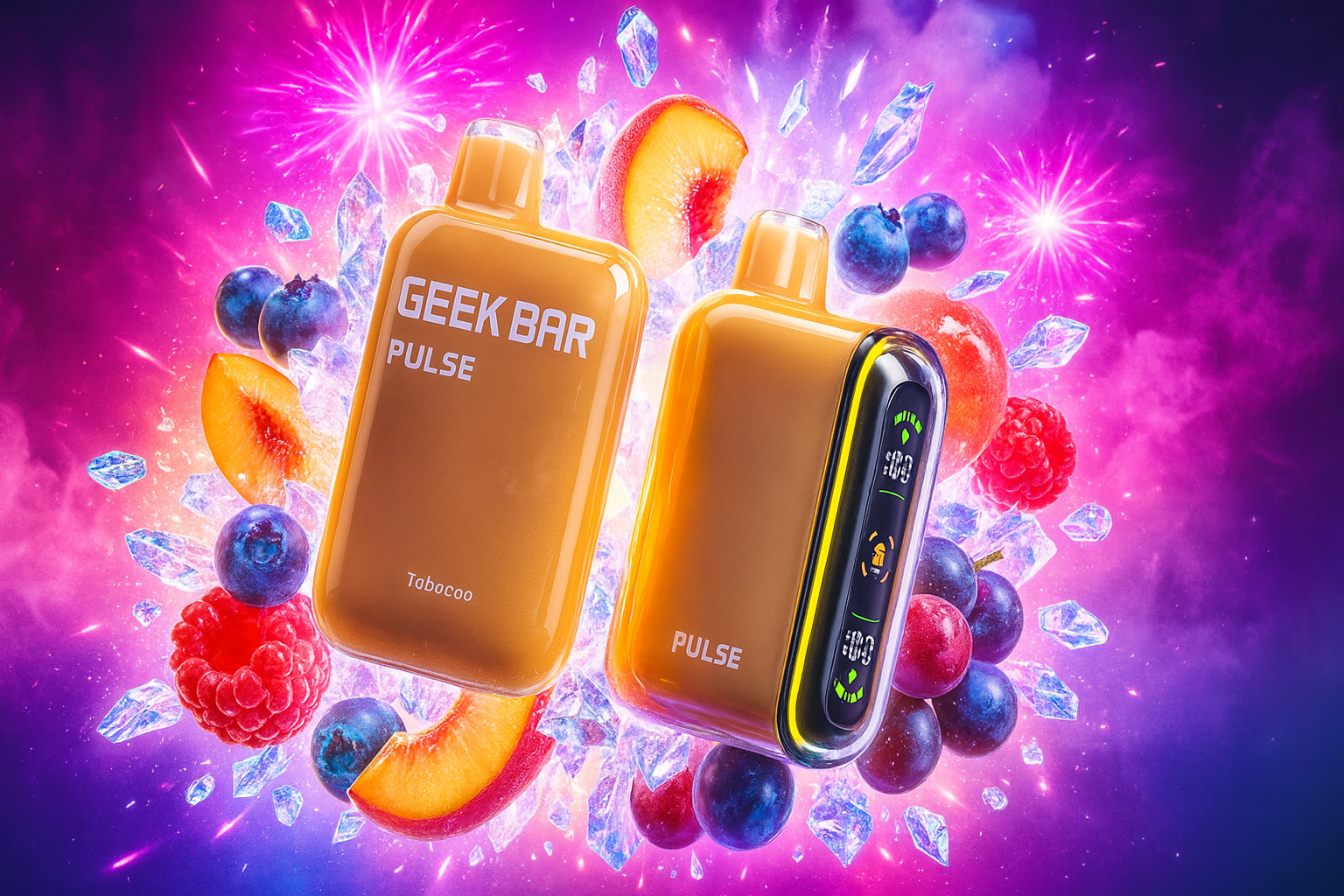 The image features two orange 