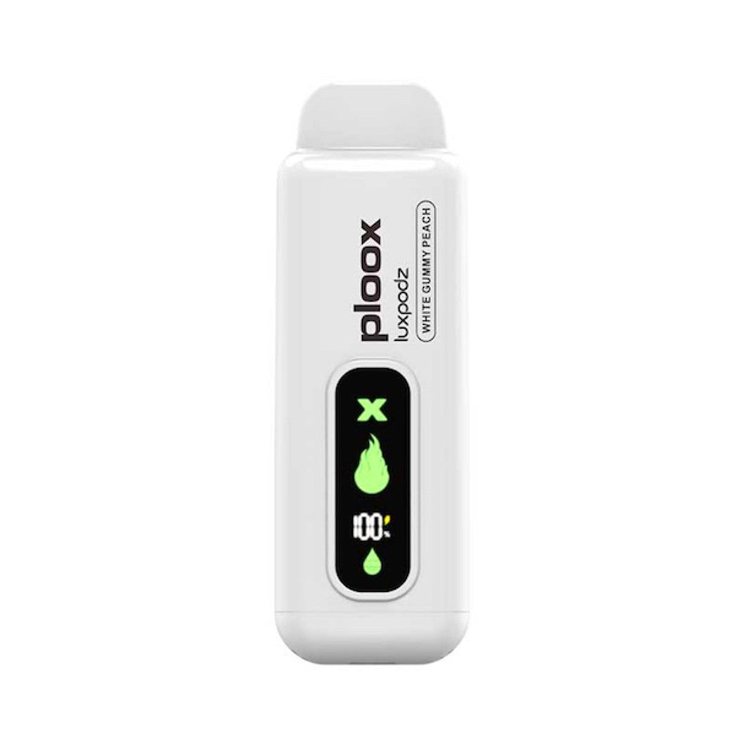 Weißer Gummipfirsich - Ploox X 15000 - 0,5 % Nikotin