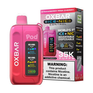 Strawberry Pink Cherry - Pod Juice X Oxbar Ice-Nic 35K