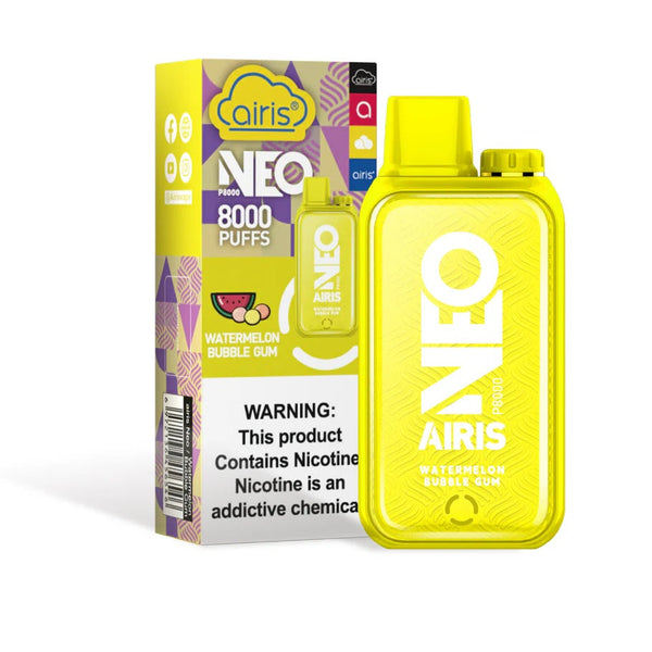 Watermelon Bubble Gum - Airis Neo P8000 - Cheap Disposable Vapes Under $10