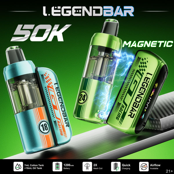 Legend Bar 50K - 20mg Nicotine-Wegwerpvapes