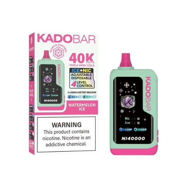 Watermelon Ice - Kado Bar NI40K - Ice + Nic Control - 40K Vapes