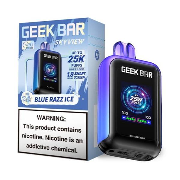 Blue Razz Ice - Geek Bar Digiflavor Sky 25000
