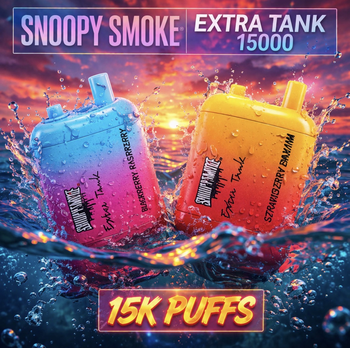 Snoopy Smoke Extra Tank 2 x 18ml 15000