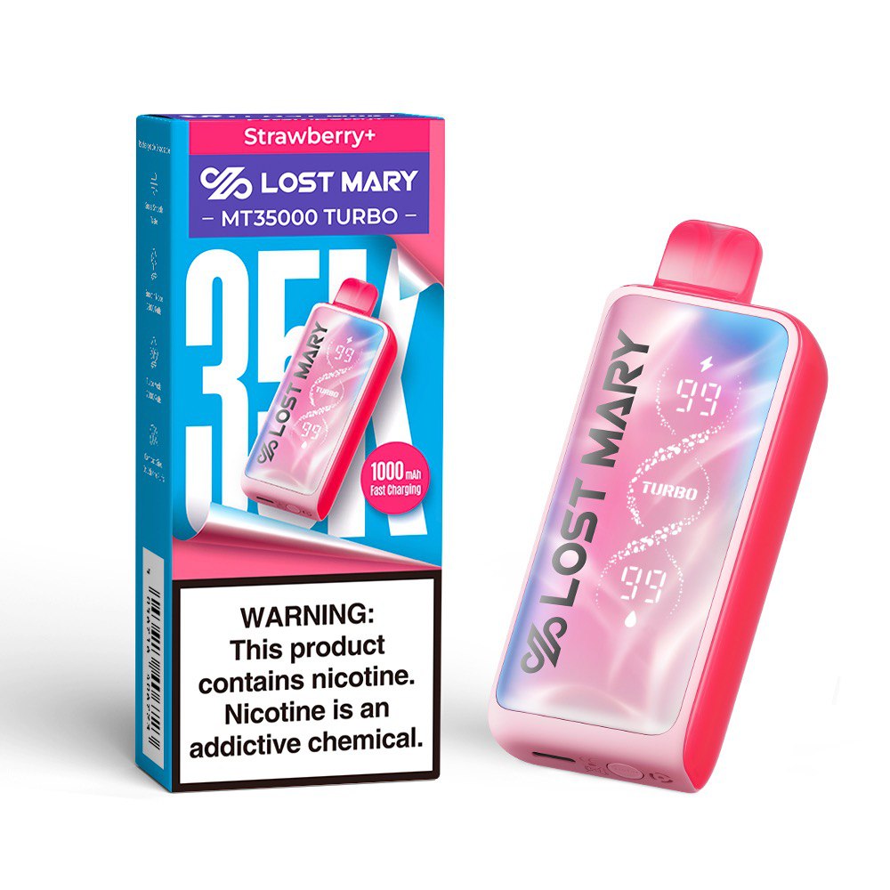 Strawberry+ Disposable Vape | Lost Mary MT35K - Premium Quality Strawberry+ Disposable Vape | Lost Mary MT35K - Premium Quality