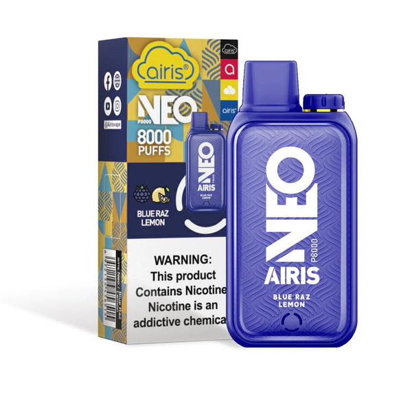 Blue Razz Lemon - Airis Neo P8000 - Cheap Disposable Vapes Under $10