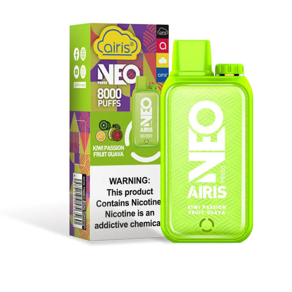 Kiwi Fruit Guava - Airis Neo P8000 - Cheap Disposable Vapes Under $10