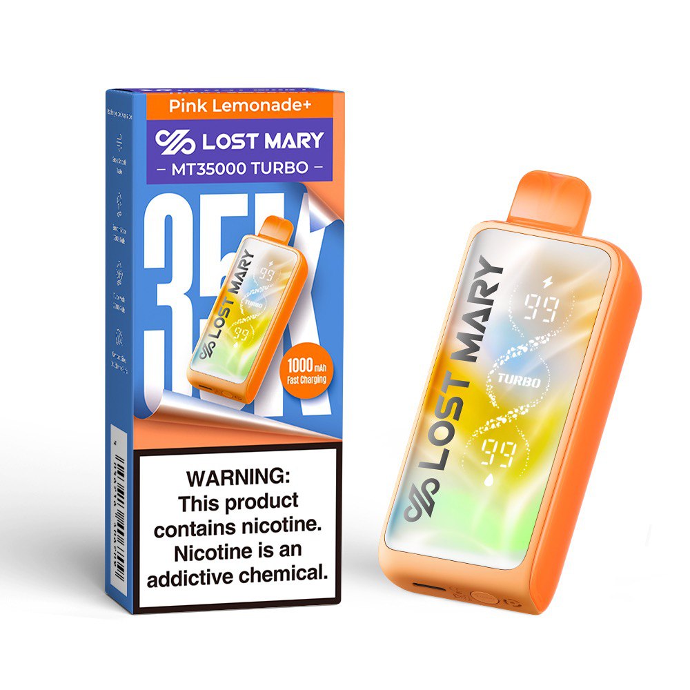 Pink Lemonade+ - Disposable Vape - Lost Mary MT35K Pink Lemonade+ - Disposable Vape - Lost Mary MT35K