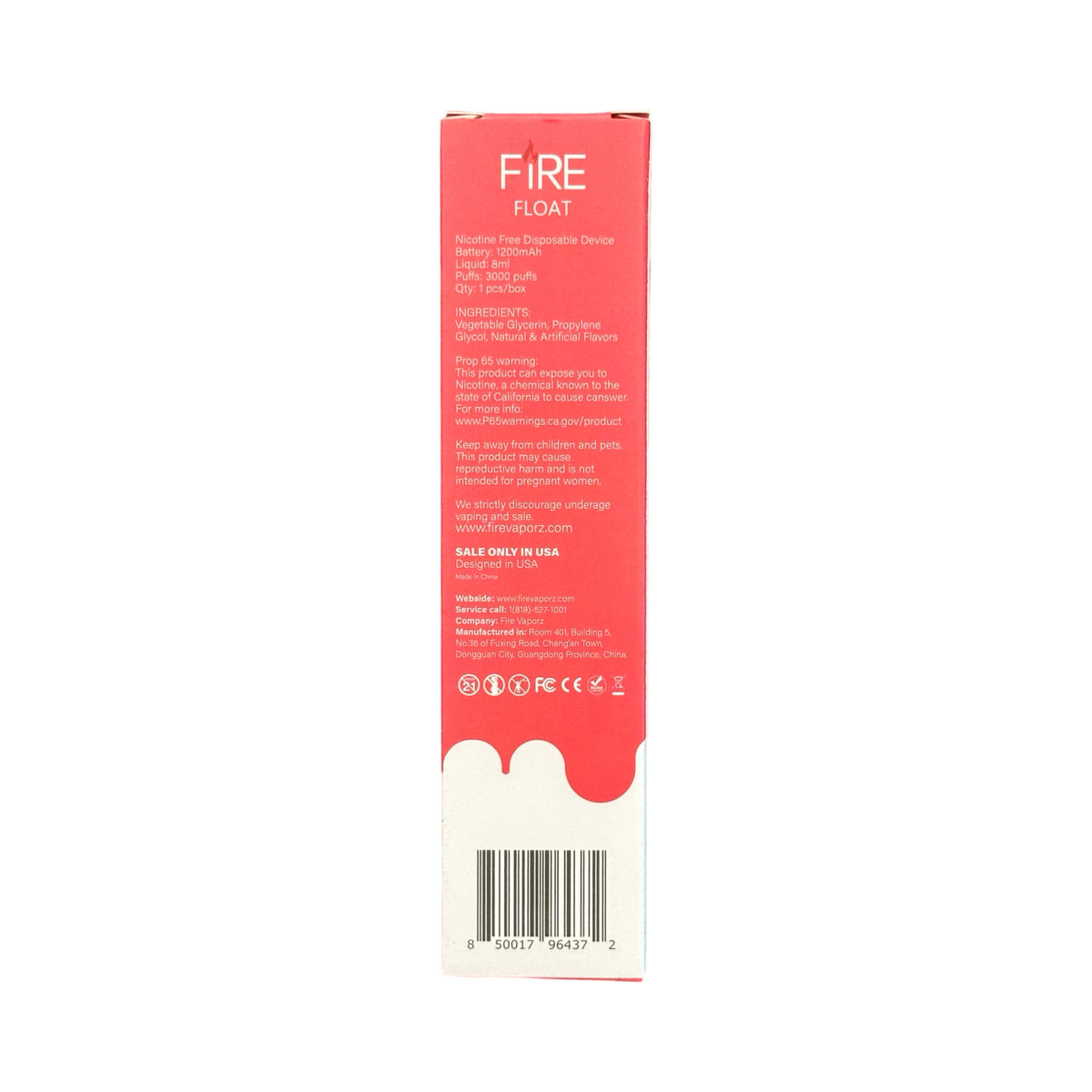 Guava Freeze - Fire Float 3000 - Zero Nicotine