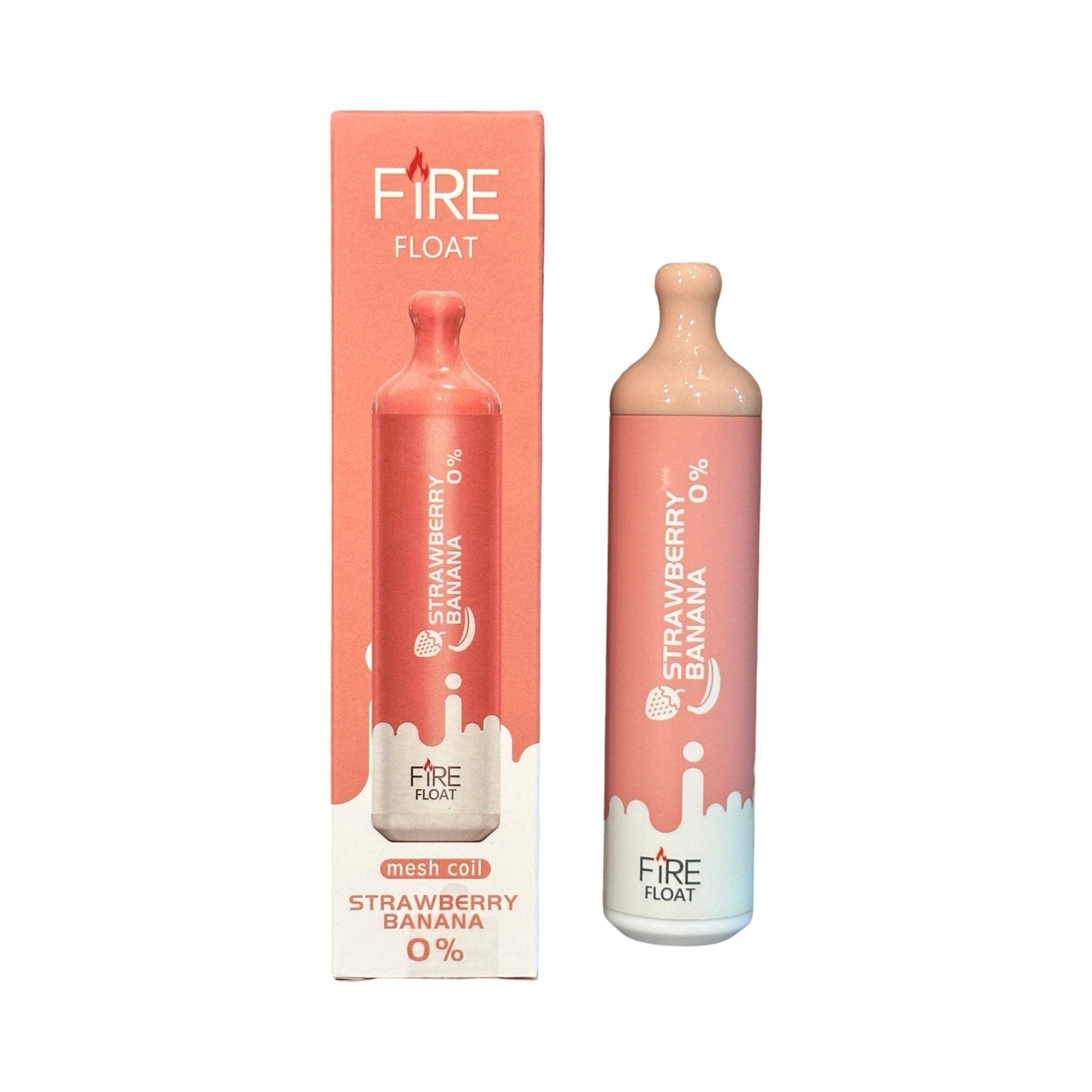 Strawberry Banana - Fire Float 3000 - Zero Nicotine Vape Strawberry Banana - Fire Float 3000 - Zero Nicotine Vape
