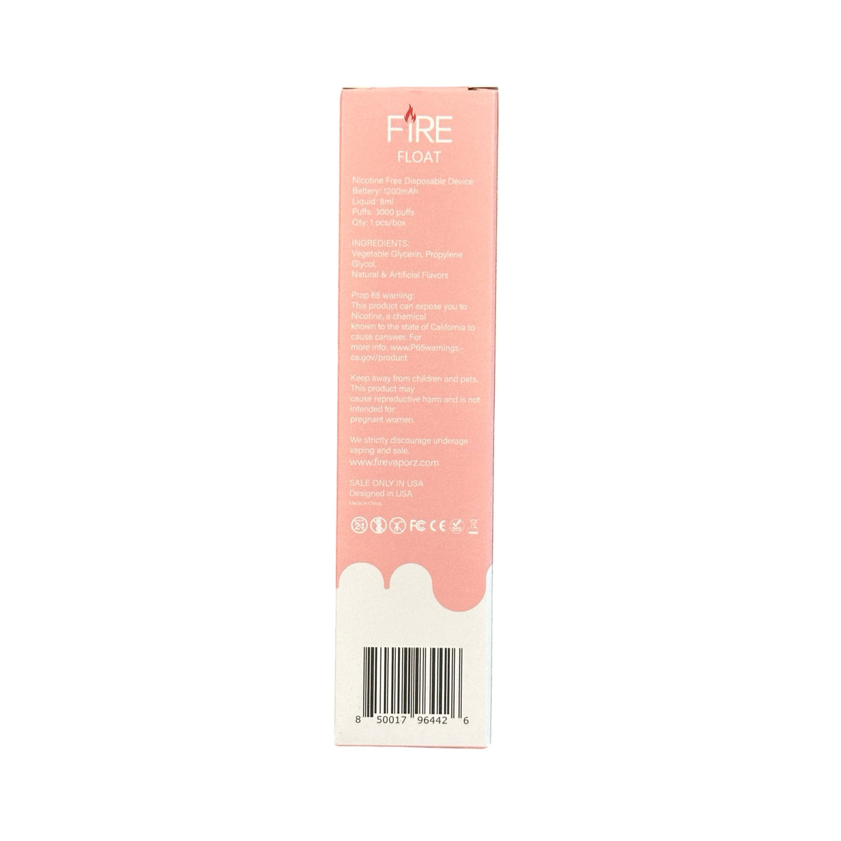 Strawberry Freeze - Fire Float 3000 - Zero Nicotine