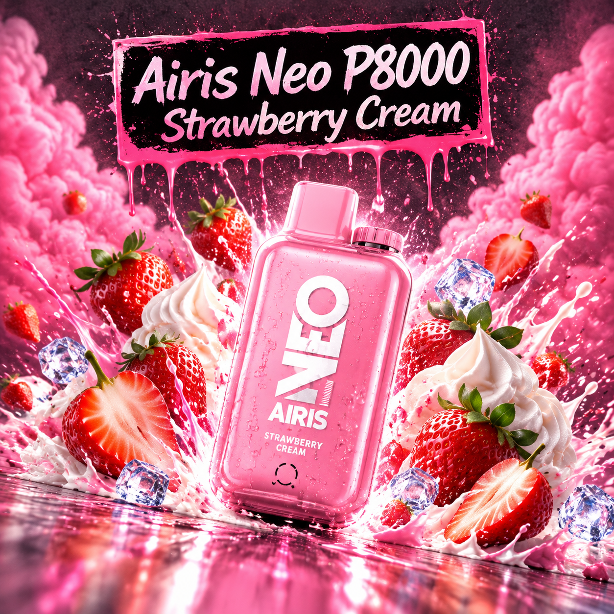 Airis Neo P8000 - Strawberry Cream