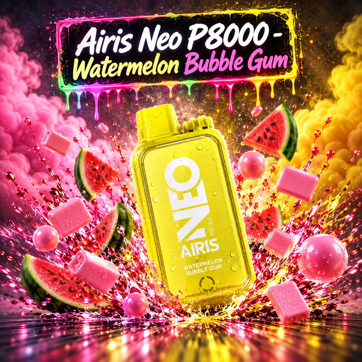 Airis Neo P8000 - Watermelon Bubble Gum