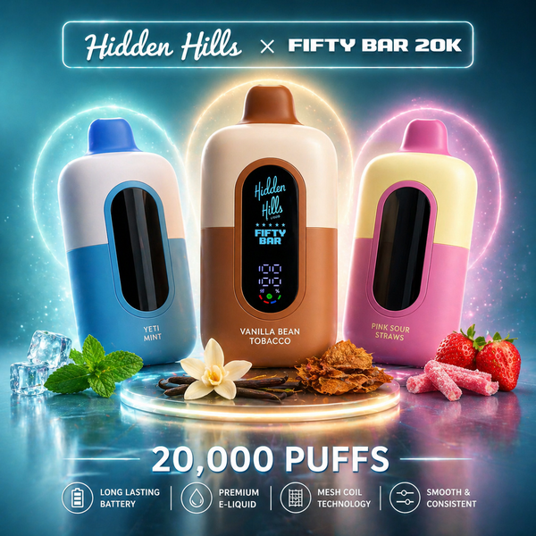 Hidden Hills x Fifty Bar 20K - Best Sellers