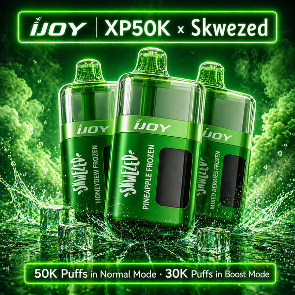 iJoy XP50K x Skwezed - 20mg nikotina - vapi za enkratno uporabo