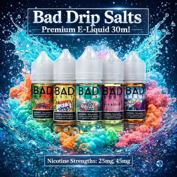 Bad Drip Salts Premium E-Liquid 30ml - Nic Salt E-Liquids