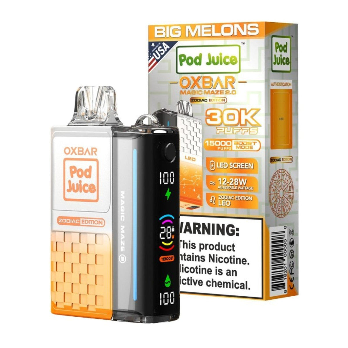 OXBAR x Pod Juice 30K Magické bludisko 2