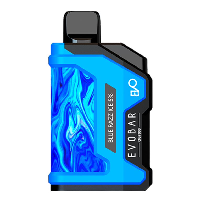 Blue Razz Ice - EVO Bar OG7000 Vape Device Blue Razz Ice - EVO Bar OG7000 Vape Device