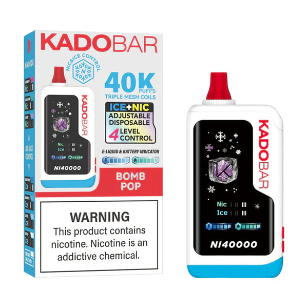 Bomb Pop - Kado Bar NI40K - Ice + Nic Control - 40K Vapes