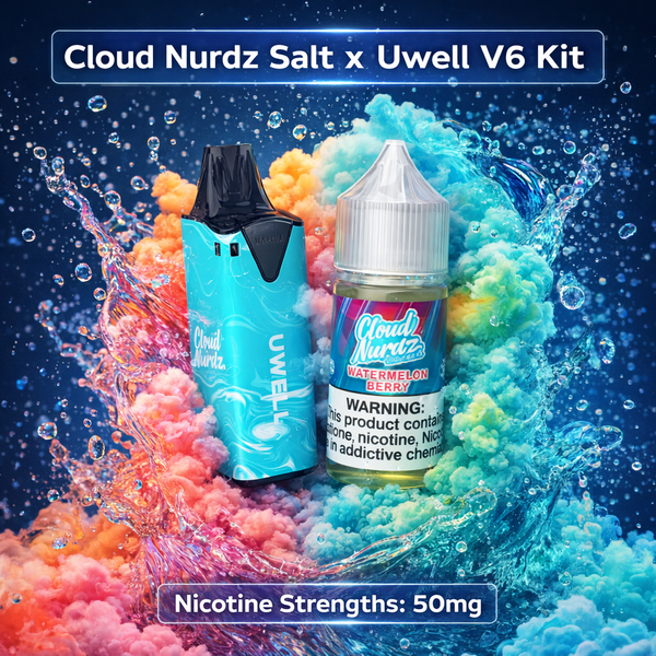 Cloud Nurdz Salt x Uwell V6 Kit - Dostawcy