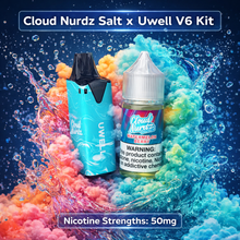 Загрузить изображение в просмотрщик галереи, Cloud Nurdz Salt x Uwell V6 Kit
