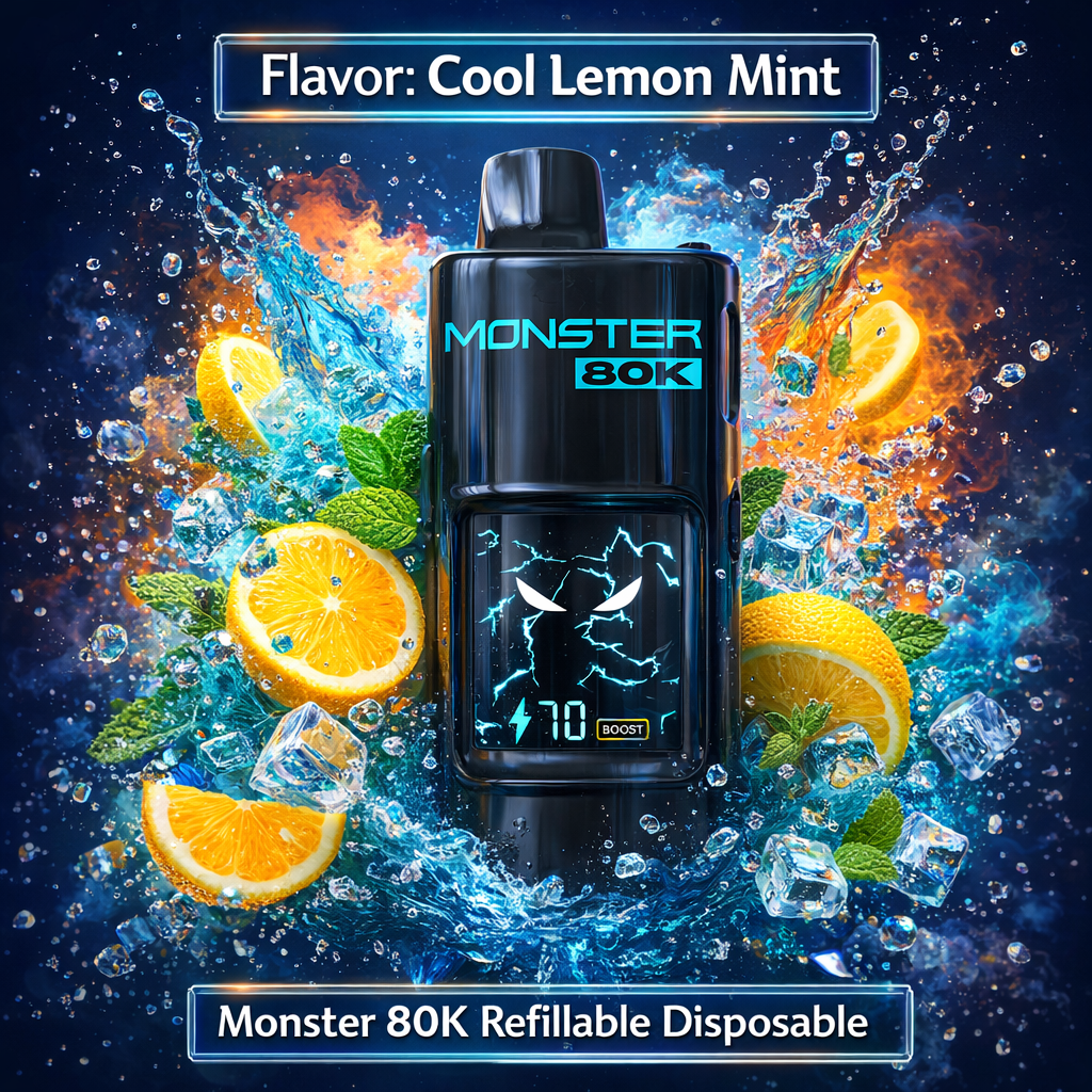 Vape jetable rechargeable Monster 80K
