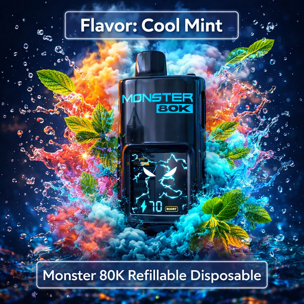 Vape jetable rechargeable Monster 80K