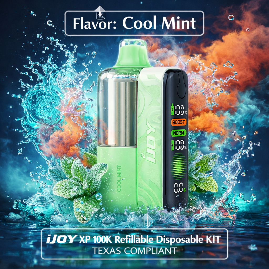 iJoy XP 100K Refillable Disposable KIT TEXAS COMPLIANT