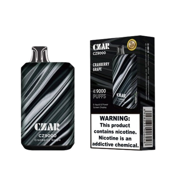 Cranberry Grape - CZAR CZ9000 - 8500 náustkových vape zariadení